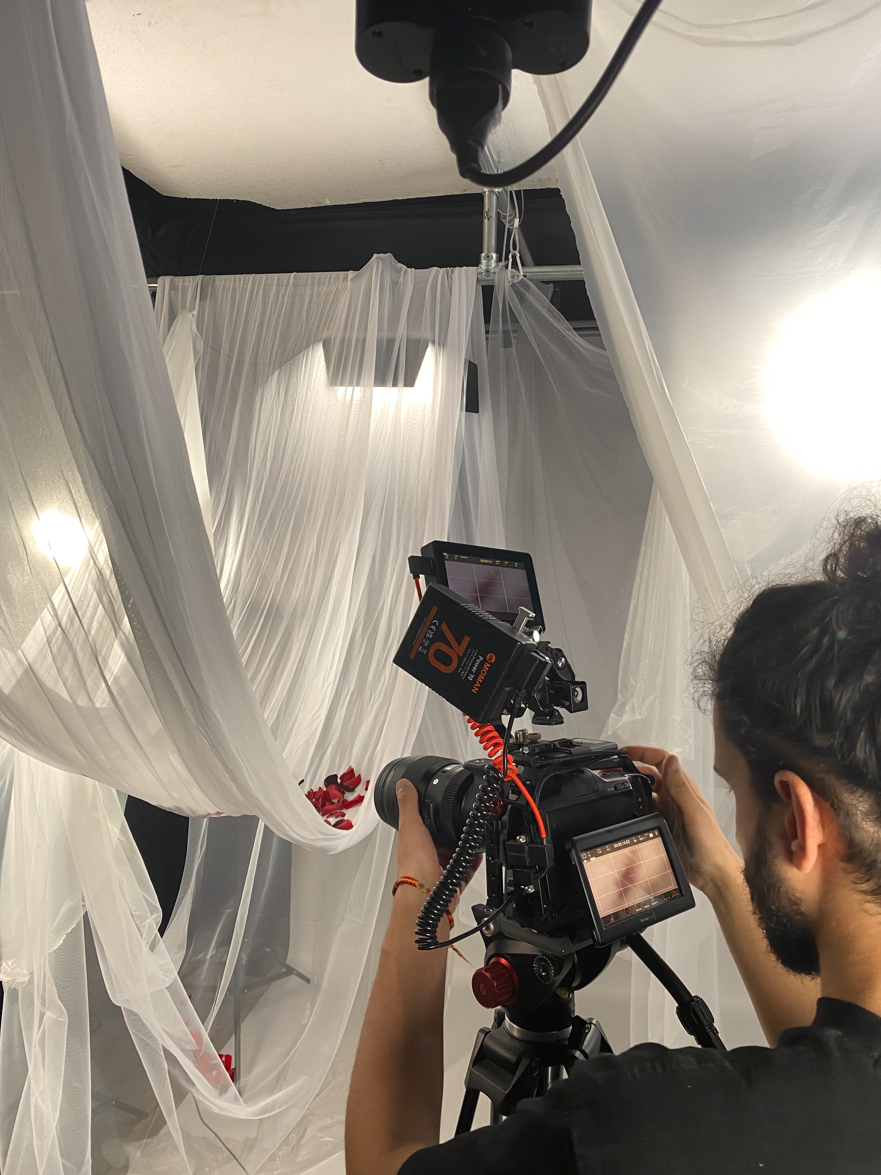 Sur un plateau de tournage